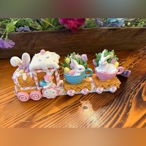 NWT Easter Bunny Train Decor TJ Maxx